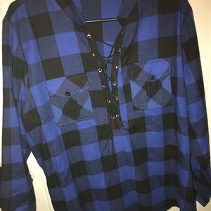 Long sleeve flannel shirt